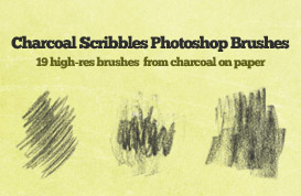 Charcoal Scribbles Brushes