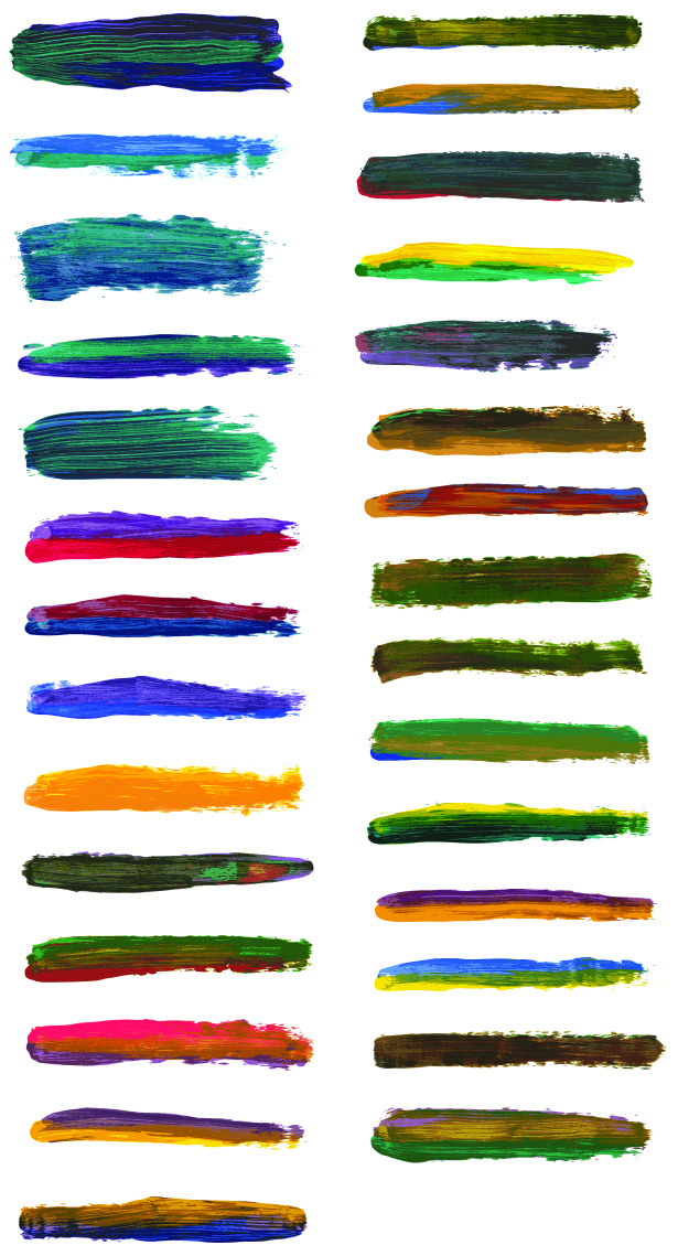 Colored Illustrator Brushes