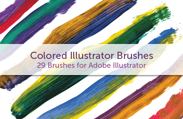 Colored Illustrator Brushes