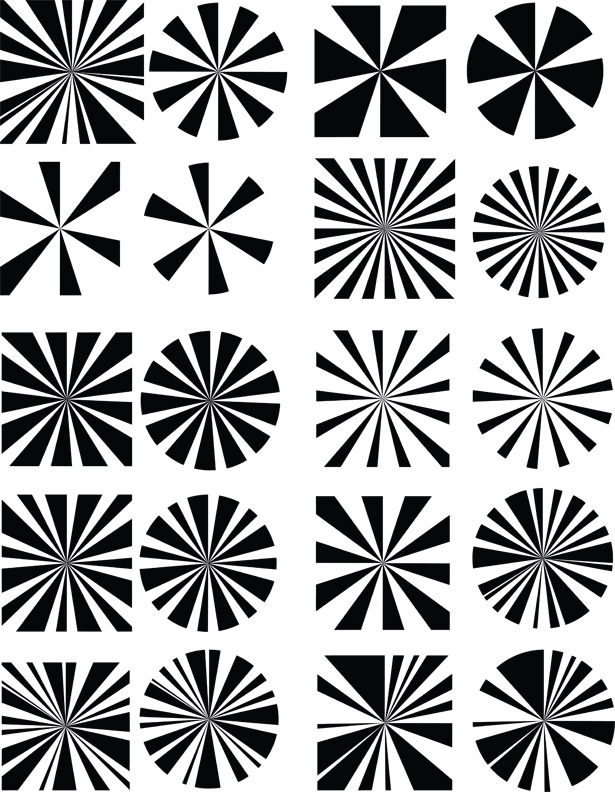 Sunrays Vectors